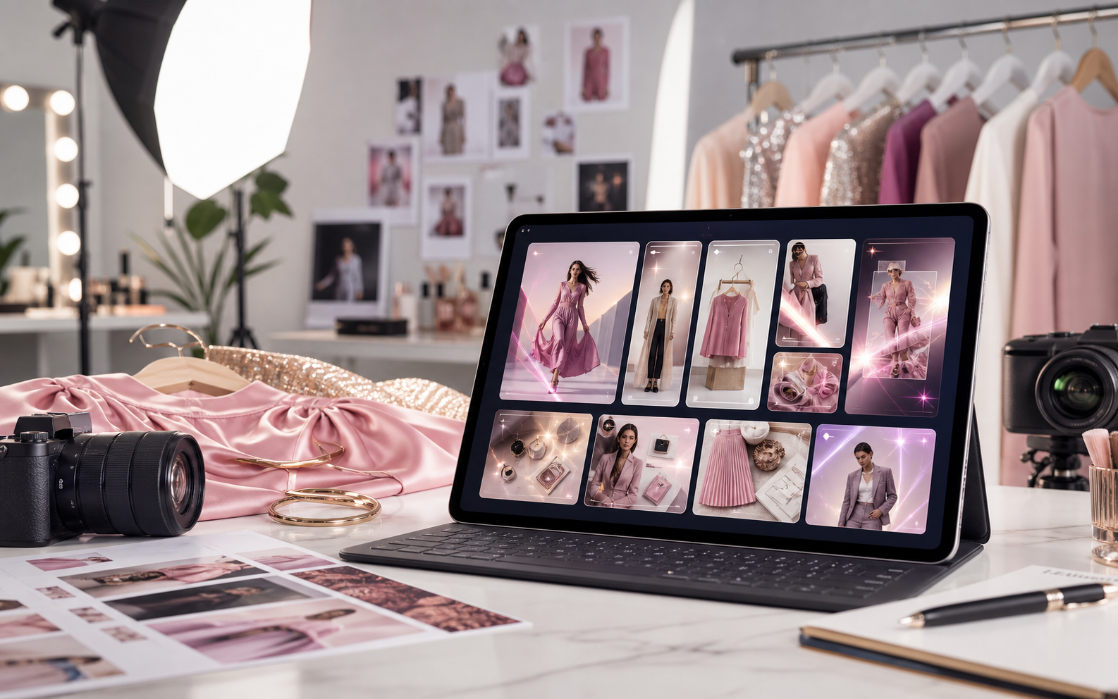 LookNow Studio gerando fotos de moda com IA para campanhas sociais